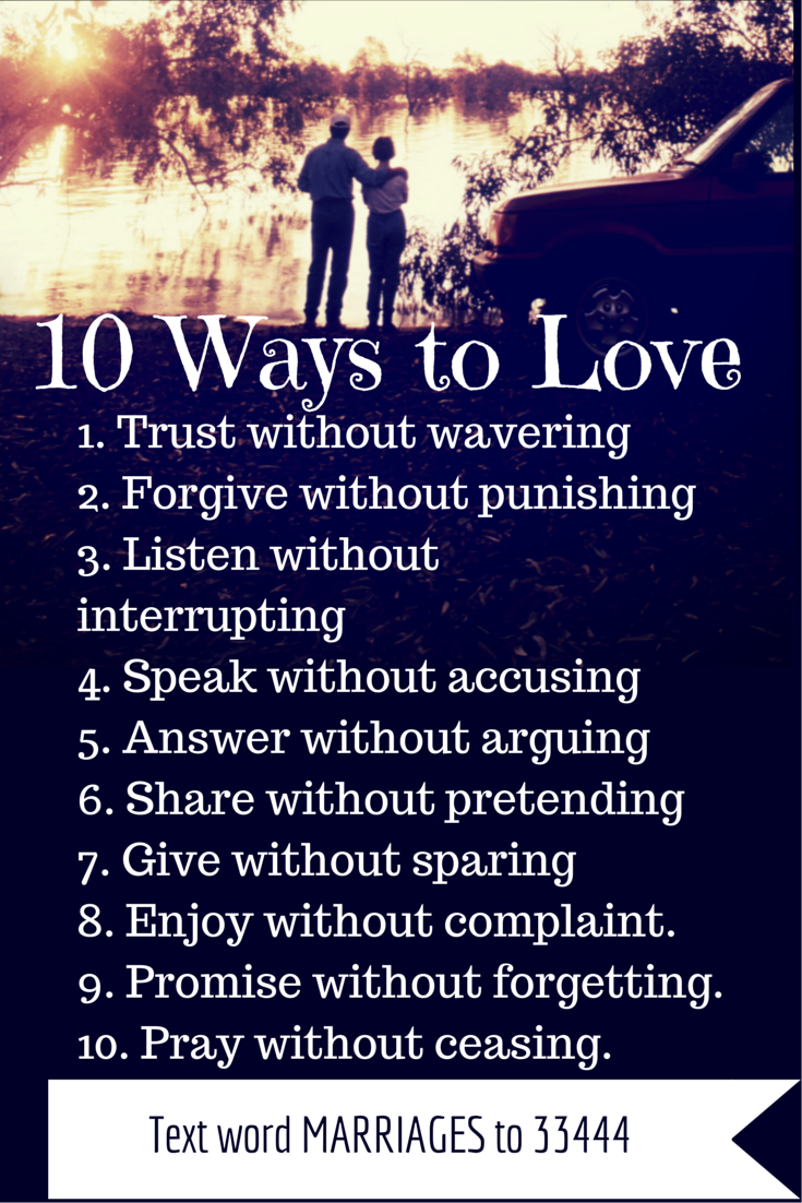 10 Ways to Love